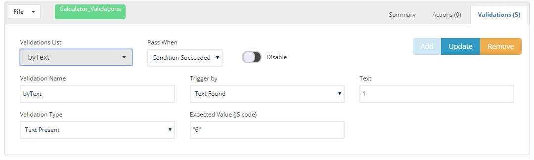 validation-workbench-examples